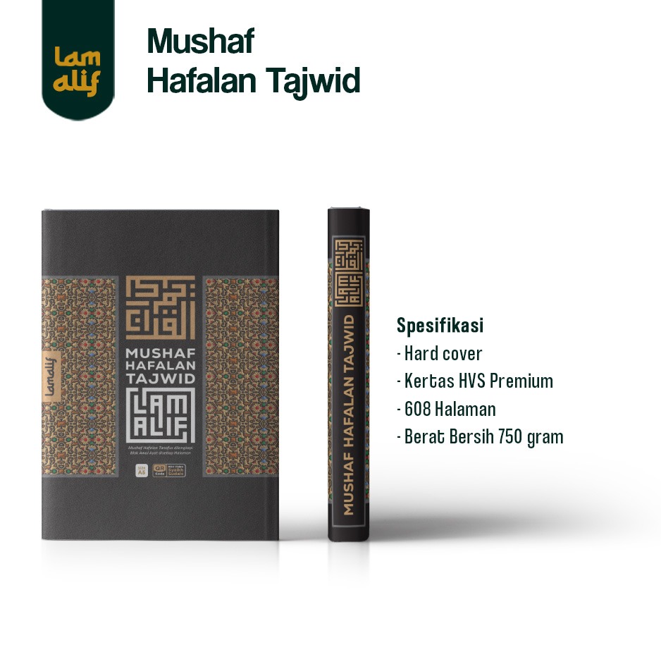 Mushaf Hafalan Tajwid Lam Alif A5 (Hard Cover Premium) - Gambar 2
